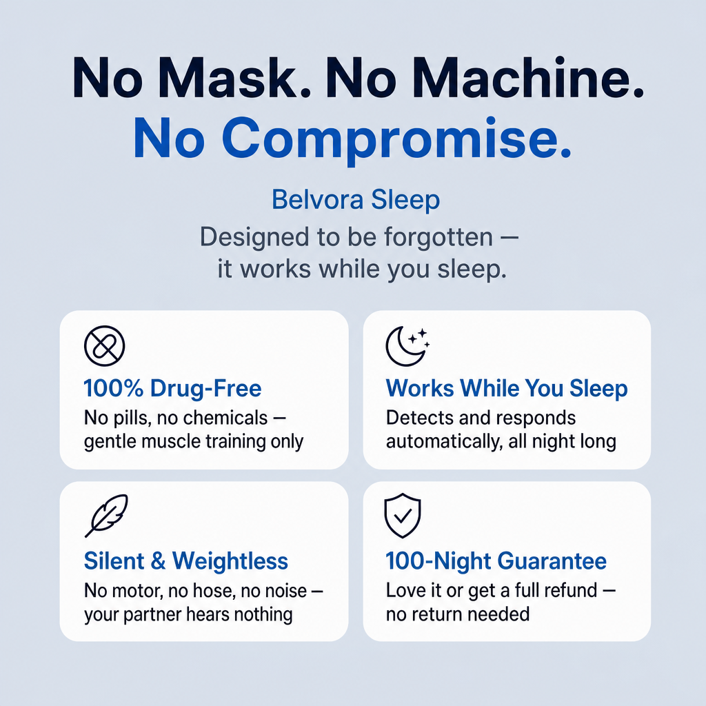 Belvora Sleep - Eliminates Snoring & Sleep Apnea