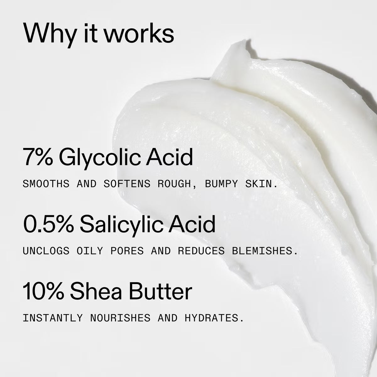 Belvora smoothing Glycolic Acid Body Stick