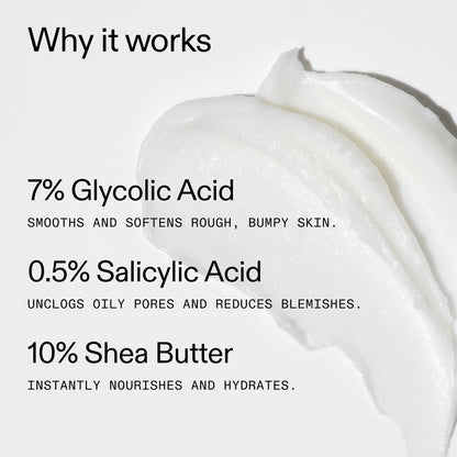 Belvora smoothing Glycolic Acid Body Stick